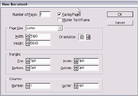    Document Setup